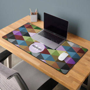 Triangles motif noir rétro