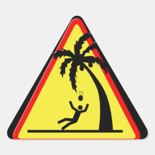 Triangulaire Coconuts Kill Logo - Sticker Set de 20