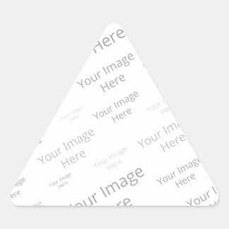 Triangulaire Créez votre propre Sticker Triangle Matte personna