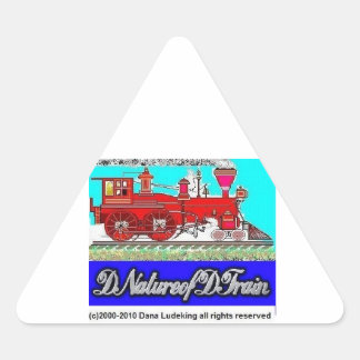 Triangulaire DNatureofDTrain Triangle Sticker
