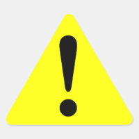 Sticker Attention Sticker Exclamation Équipement d