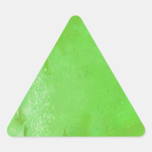 Triangulaire Sticker Bière verte Fête de la St. Patrick's Day