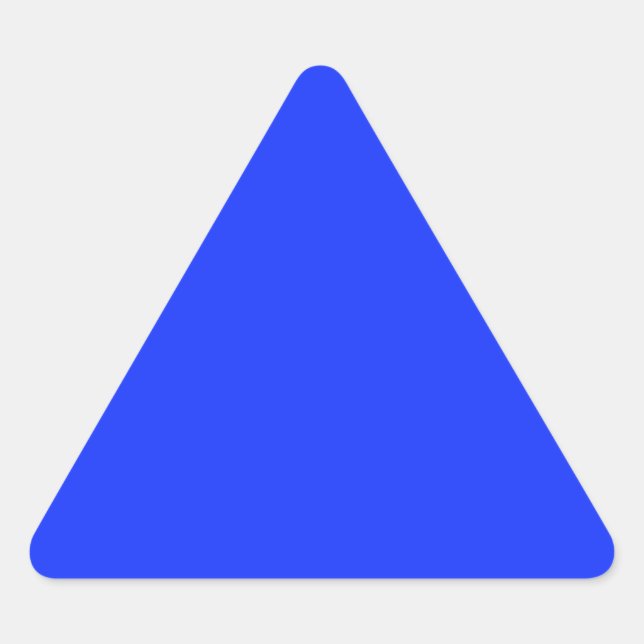 Triangulaire Sticker triangle bleu clair (Devant)