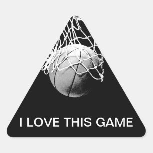 Triangulaire Sticker triangle de basket