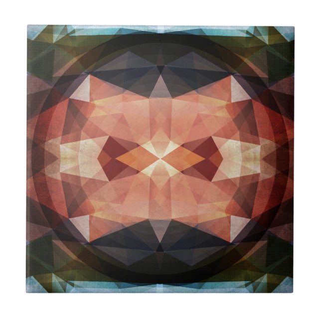 Triangulation Fliese (Vorderseite)