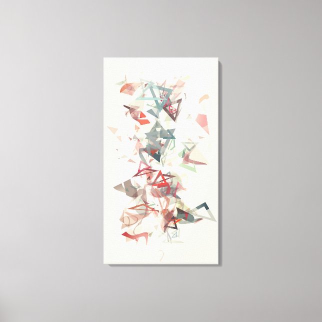 triangulieren leinwanddruck (Vorderseite)