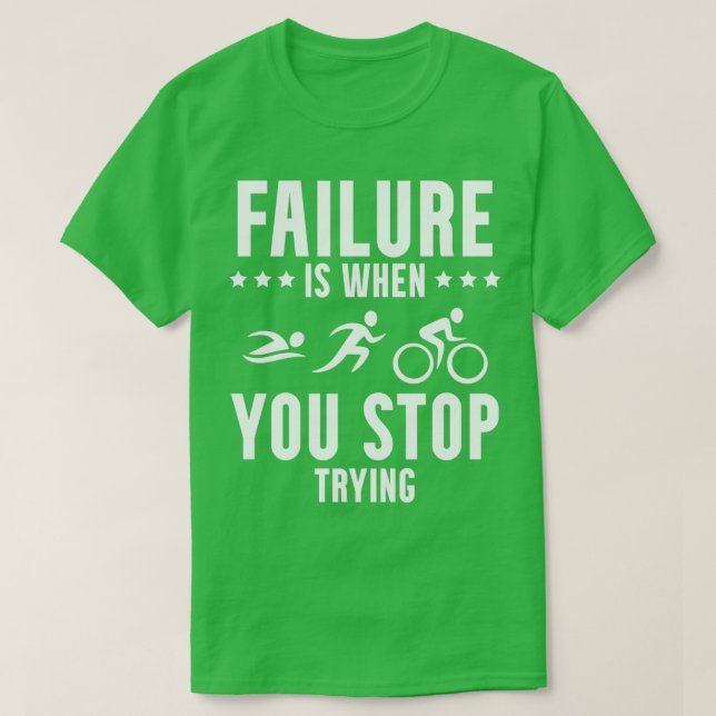 Triathle Triathle Triathlon Reiten T-Shirt (Design vorne)
