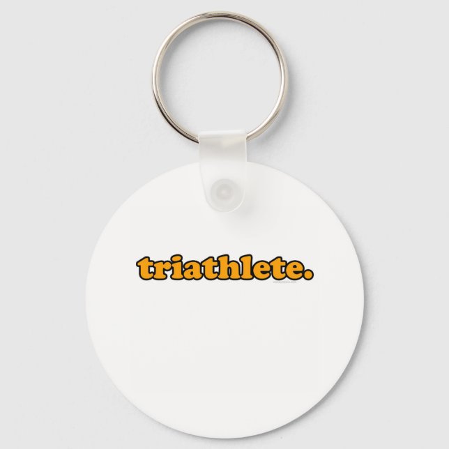 Triathlet Schlüsselanhänger (Vorderseite)