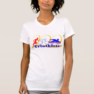 Triathlete - LASSEN Sie FAHRRADSWIM laufen - das T-Shirt