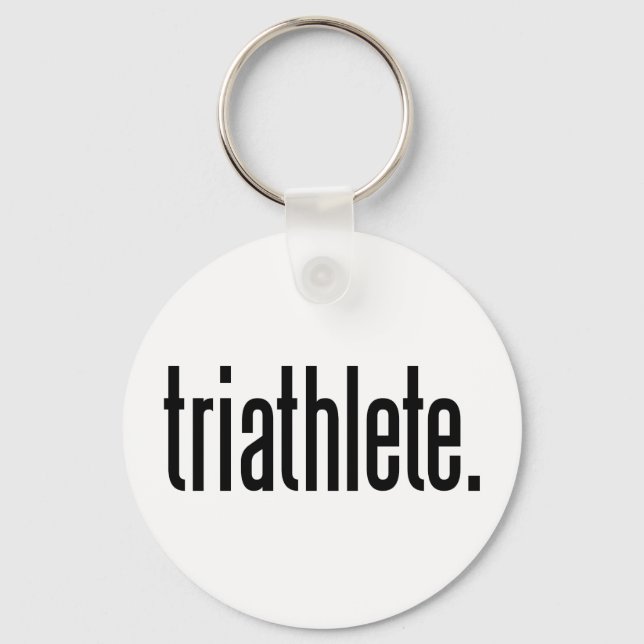 Triathlete. Schlüsselanhänger (Vorderseite)