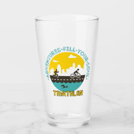 Triathlon. Abenteuer füllen Sie Ihr Soul Glas
