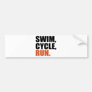 triathlon autoaufkleber