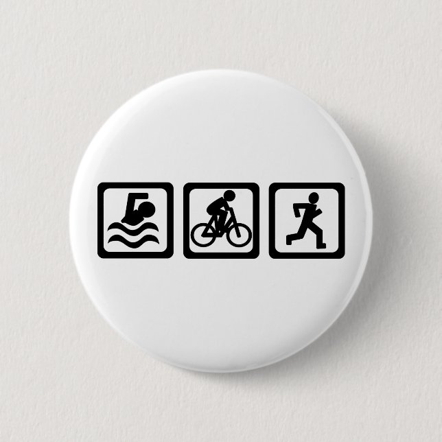 Triathlon Button (Vorderseite)