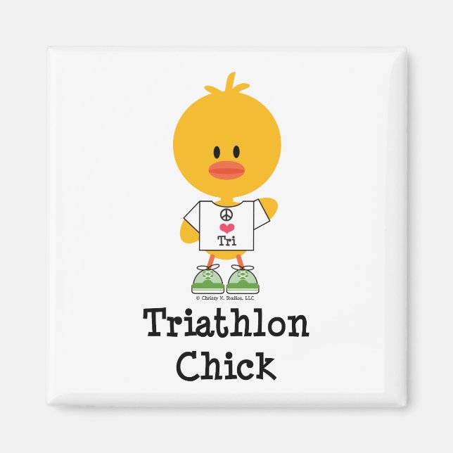 Triathlon Chick Magnet (Vorne)
