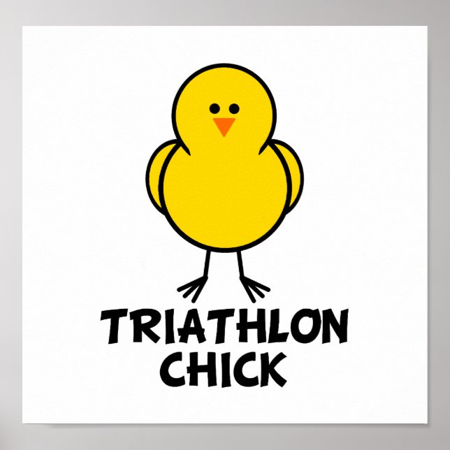 Triathlon Chick Poster (Vorne)