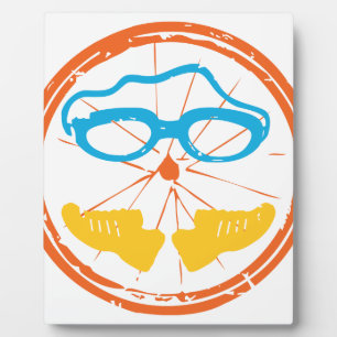 Triathlon Cool Design Fotoplatte