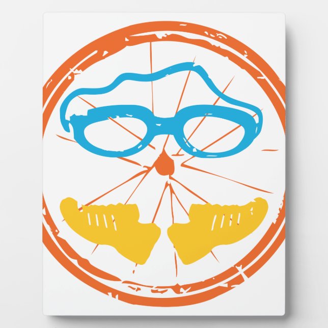 Triathlon Cool Design Fotoplatte (Vorderseite)