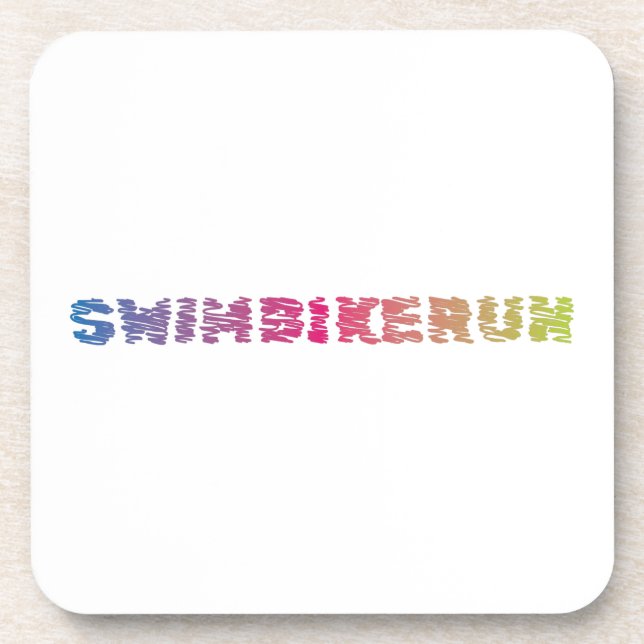 Triathlon Cool Design Getränkeuntersetzer (Vorderseite)