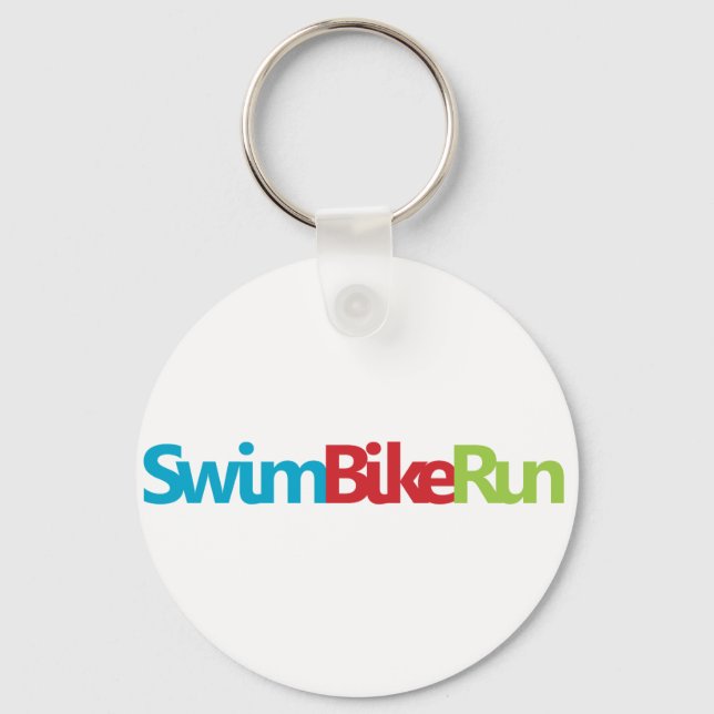 Triathlon Cool Design Schlüsselanhänger (Vorderseite)