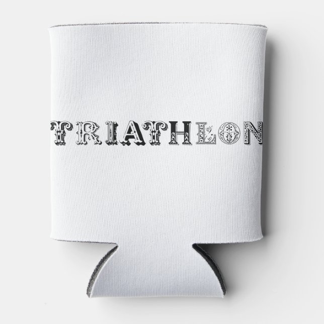 Triathlon cool logo for all sport lovers dosenkühler (Vorderseite)