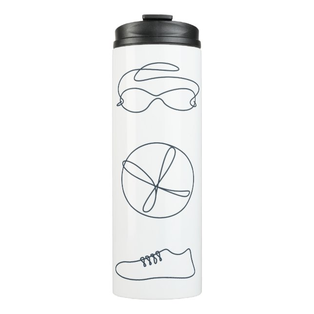 Triathlon cool neues Design Thermosbecher (Vorderseite)