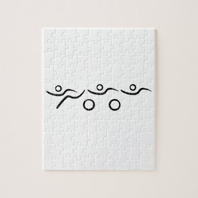 Triathlon cool und einzigartig Design (Vertikal)