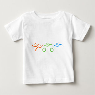 Triathlon cool und einzigartig Design Baby T-shirt
