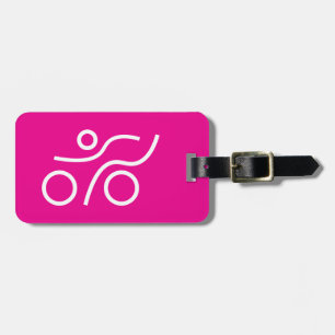 Triathlon cool und einzigartig Design Gepäckanhänger