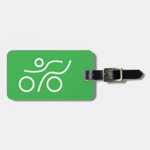 Triathlon cool und einzigartig Design Gepäckanhänger