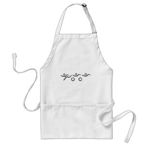 Triathlon cool und einzigartig Design Schürze