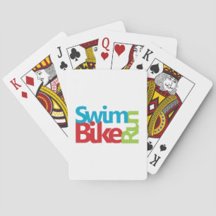 Triathlon cool und einzigartig Design Spielkarten