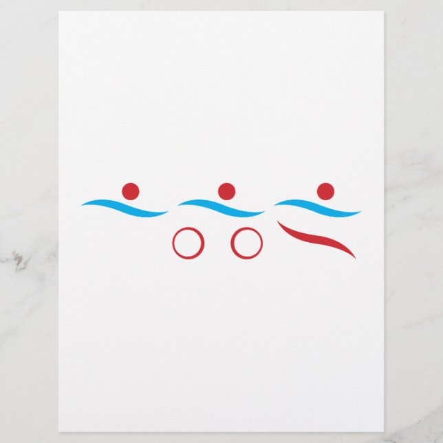Triathlon coole Logo-Abbildung (Vorderseite)
