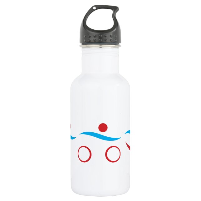 Triathlon coole Logo-Abbildung Trinkflasche (Vorderseite)