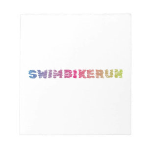 Triathlon-cooles Design Notizblock