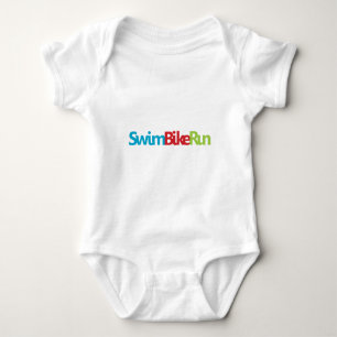 Triathlon-cooles Logo für alle Sportliebhaber Baby Strampler