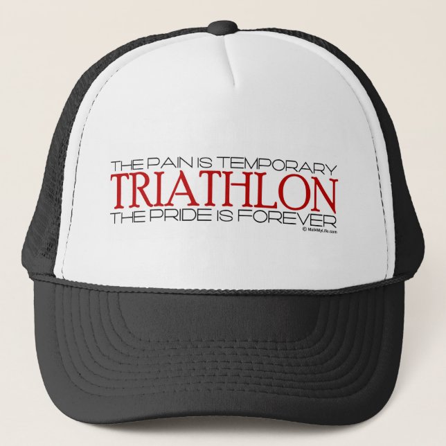 Triathlon - der Stolz ist Forever Truckerkappe (Vorderseite)