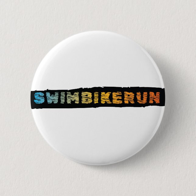 Triathlon-Design Button (Vorderseite)