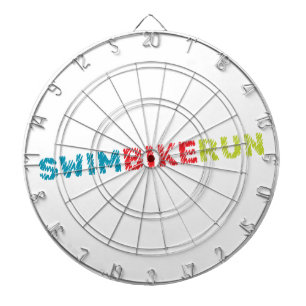 Triathlon-Design Dartscheibe
