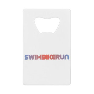 Triathlon-Design Geldbeutel Flaschenöffner