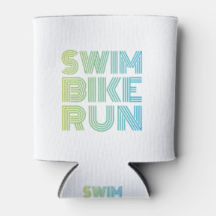 Triathlon-Design in Farben Dosenkühler