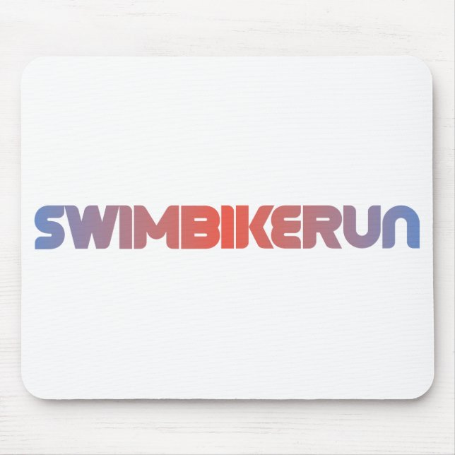 Triathlon-Design Mousepad (Vorne)