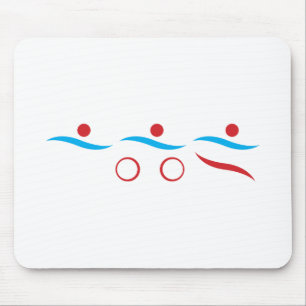Triathlon Einmaliges Geschenk Mousepad