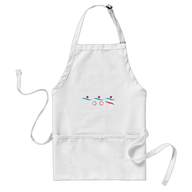 Triathlon Einmaliges Geschenk Schürze (Vorne)