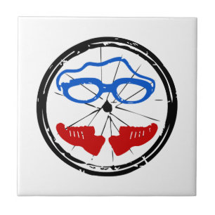 Triathlon Freak Logo Fliese