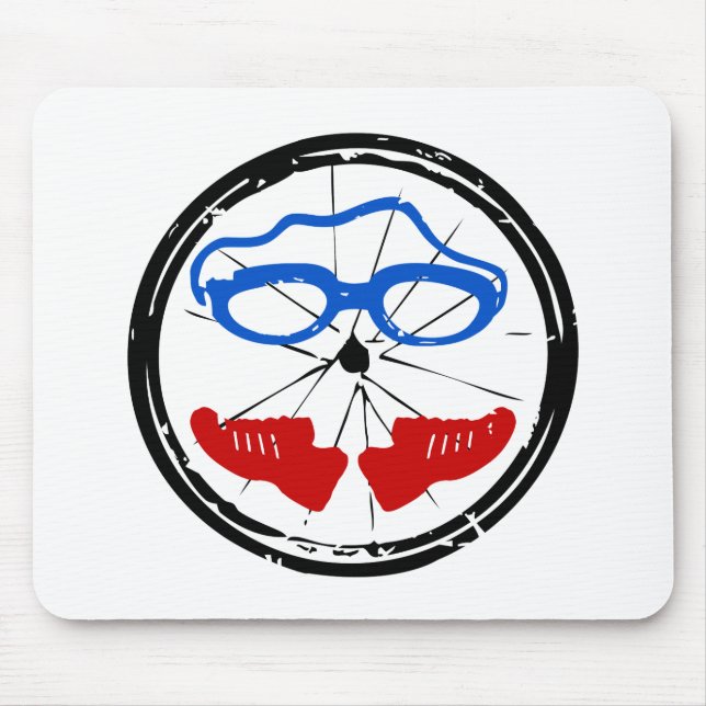 Triathlon Freak Logo Mousepad (Vorne)
