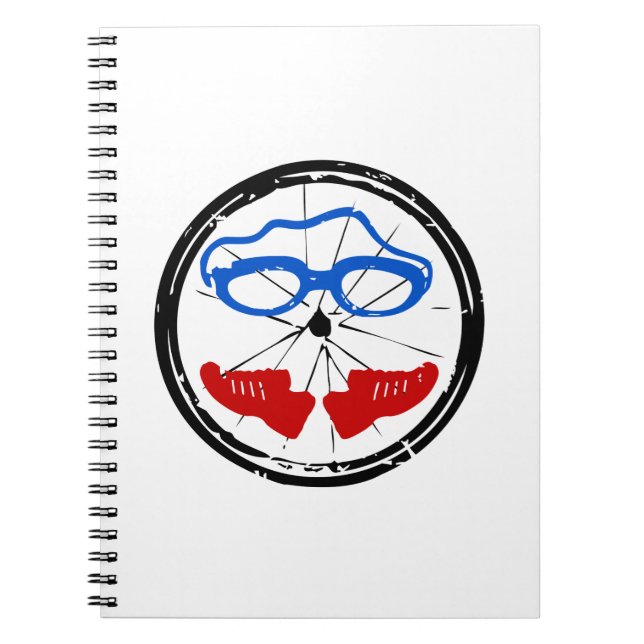 Triathlon Freak Logo Notizblock (Vorderseite)