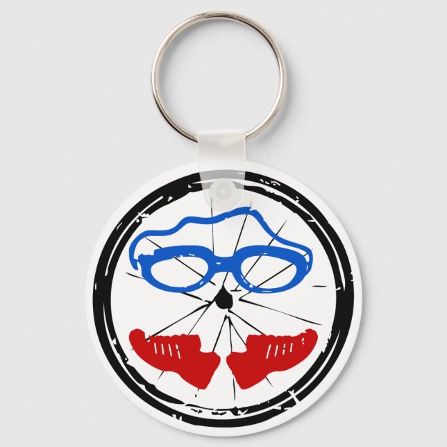 Triathlon Freak Logo Schlüsselanhänger (Vorderseite)