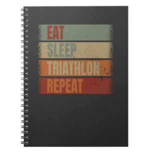 Triathlon Funny Notizblock