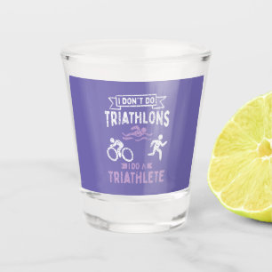 Triathlon Funny Schnapsglas