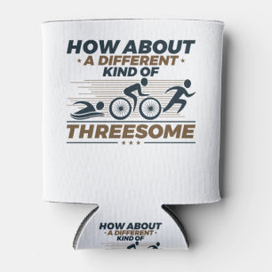 Triathlon Funny verschiedene Art von Drohung Dosenkühler